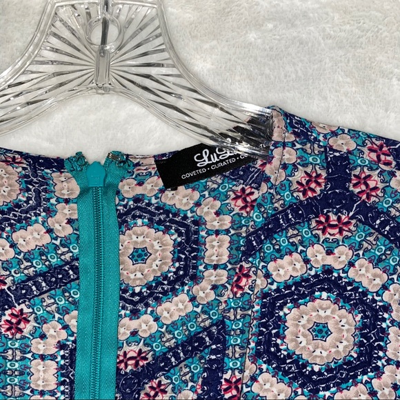 Lulus Retro Print Long Sleeve Romper - Picture 2 of 4